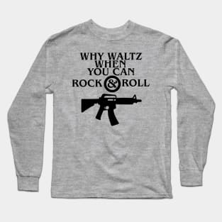 Frog Brothers Edgar Frog Why Waltz when you can Rock and Roll Long Sleeve T-Shirt